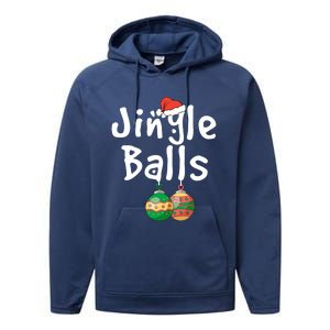 Tinsel Tits And Jingle Balls Funny Matching Christmas Couple Cool Gift Performance Fleece Hoodie