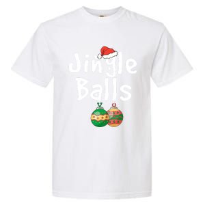 Tinsel Tits And Jingle Balls Funny Matching Christmas Couple Cool Gift Garment-Dyed Heavyweight T-Shirt