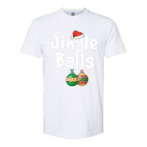 Tinsel Tits And Jingle Balls Funny Matching Christmas Couple Cool Gift Softstyle CVC T-Shirt