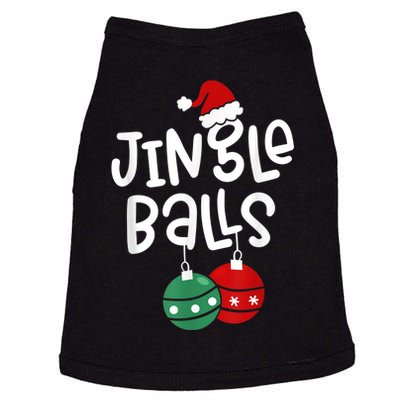 Tinsel Tits And Jingle Balls Funny Matching Christmas Couple Doggie Tank