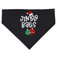 Tinsel Tits And Jingle Balls Funny Matching Christmas Couple USA-Made Doggie Bandana