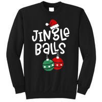 Tinsel Tits And Jingle Balls Funny Matching Christmas Couple Sweatshirt