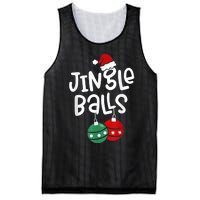 Tinsel Tits And Jingle Balls Funny Matching Christmas Couple Mesh Reversible Basketball Jersey Tank