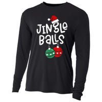 Tinsel Tits And Jingle Balls Funny Matching Christmas Couple Cooling Performance Long Sleeve Crew