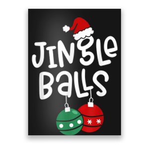 Tinsel Tits And Jingle Balls Funny Matching Christmas Couple Poster