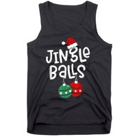 Tinsel Tits And Jingle Balls Funny Matching Christmas Couple Tank Top