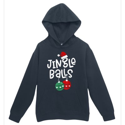 Tinsel Tits And Jingle Balls Funny Matching Christmas Couple Urban Pullover Hoodie