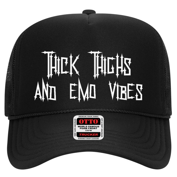 Thick Thighs And Emo Vibes Alternative Emo Music Alt Goth Hat