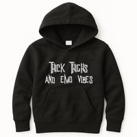 Thick Thighs And Emo Vibes Alternative Emo Music Alt Goth Kids Hoodie