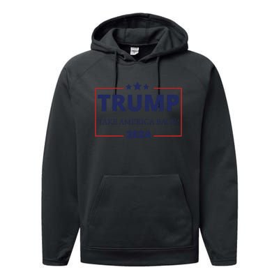 Trump Take America Back Performance Fleece Hoodie