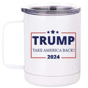 Trump Take America Back 12 oz Stainless Steel Tumbler Cup