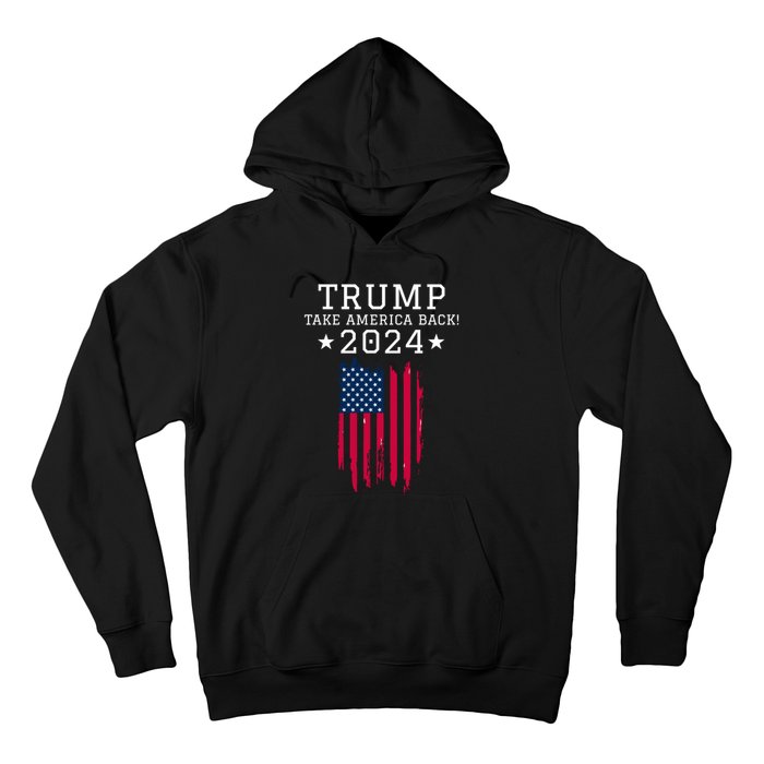 Donald Trump 2024 Take America Back USA United States Hoodie