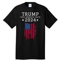 Donald Trump 2024 Take America Back USA United States Tall T-Shirt