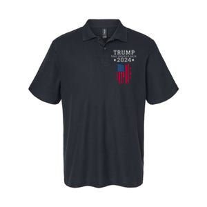 Donald Trump 2024 Take America Back USA United States Softstyle Adult Sport Polo