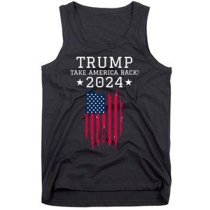 Donald Trump 2024 Take America Back USA United States Tank Top