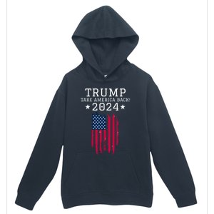 Donald Trump 2024 Take America Back USA United States Urban Pullover Hoodie