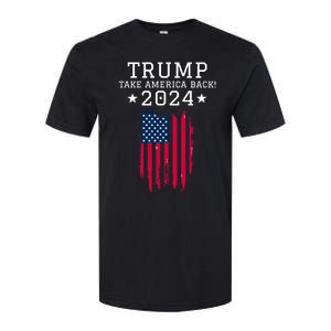 Donald Trump 2024 Take America Back USA United States Softstyle CVC T-Shirt