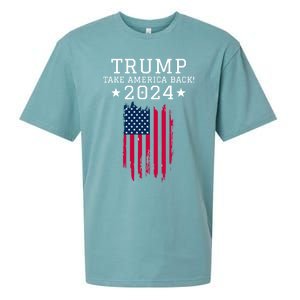 Donald Trump 2024 Take America Back USA United States Sueded Cloud Jersey T-Shirt