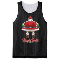 Tinsel Tits And Jingle Balls Funny Matching Christmas Santa Claus Mesh Reversible Basketball Jersey Tank