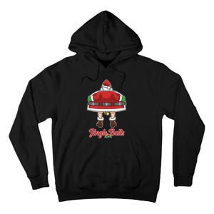 Tinsel Tits And Jingle Balls Funny Matching Christmas Santa Claus Tall Hoodie