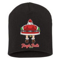 Tinsel Tits And Jingle Balls Funny Matching Christmas Santa Claus Short Acrylic Beanie