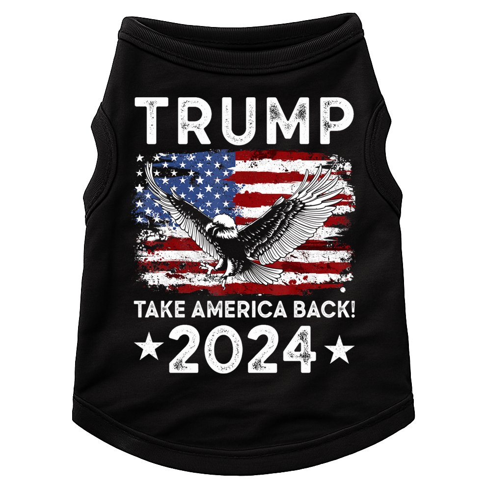 Donald Trump 2024 Take America Back USA United States Doggie Tank
