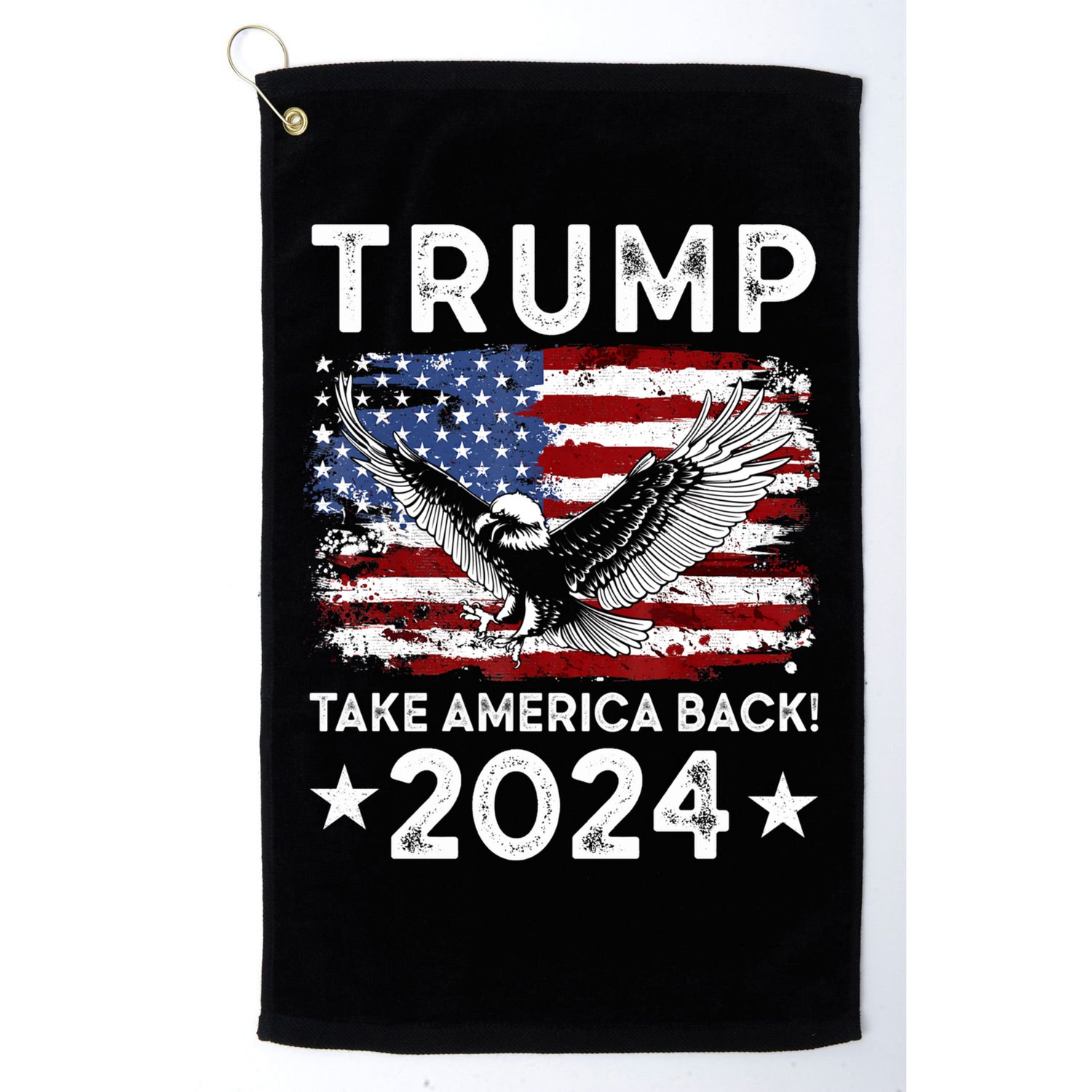 Donald Trump 2024 Take America Back USA United States Golf Towel
