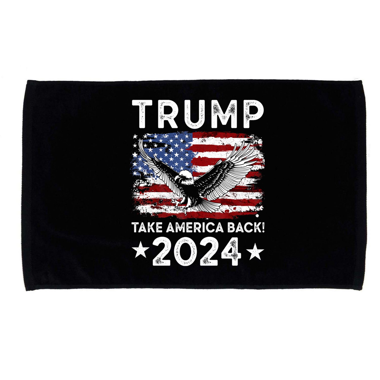 Donald Trump 2024 Take America Back USA United States Microfiber Hand Towel