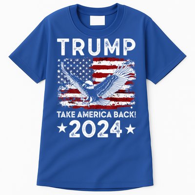 Donald Trump 2024 Take America Back USA United States Tall T-Shirt