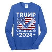 Donald Trump 2024 Take America Back USA United States Tall Long Sleeve T-Shirt