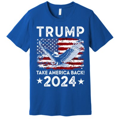 Donald Trump 2024 Take America Back USA United States Premium T-Shirt