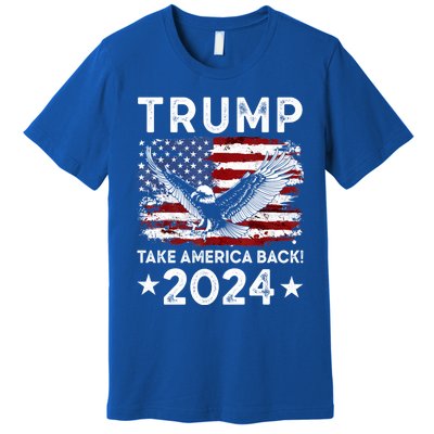 Donald Trump 2024 Take America Back USA United States Premium T-Shirt