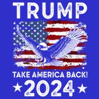 Donald Trump 2024 Take America Back USA United States Zip Tote Bag