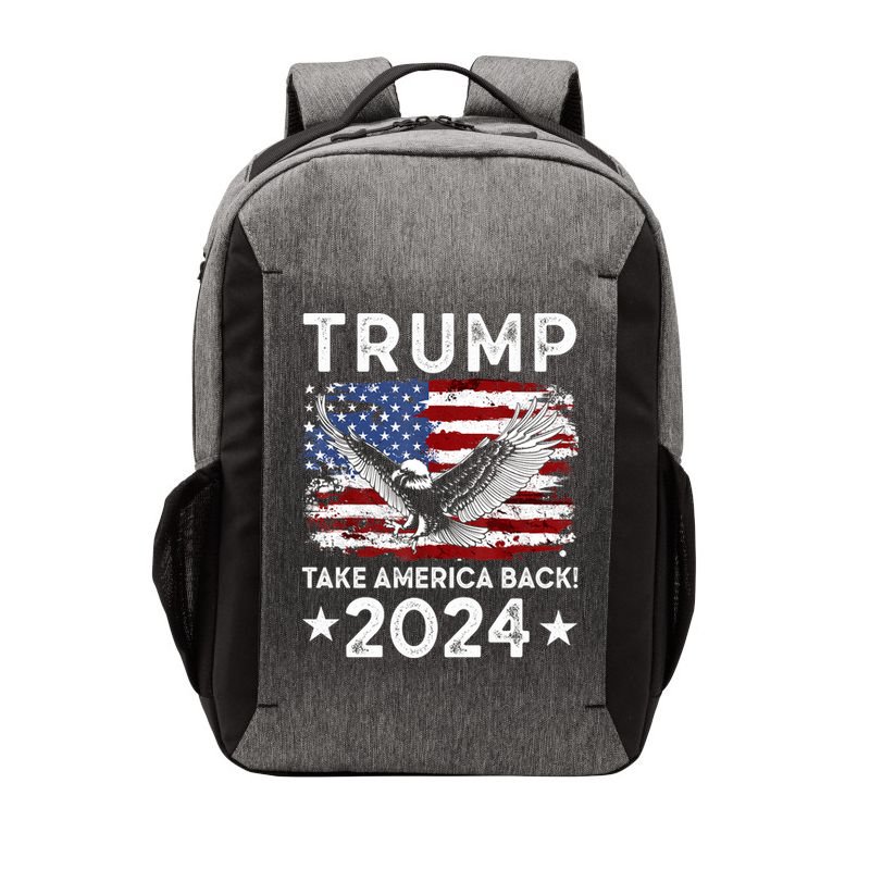 Donald Trump 2024 Take America Back USA United States Vector Backpack