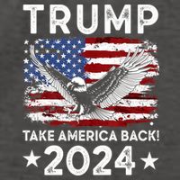 Donald Trump 2024 Take America Back USA United States Vector Backpack
