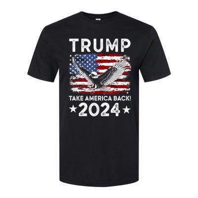 Donald Trump 2024 Take America Back USA United States Softstyle® CVC T-Shirt