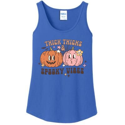 Thick Thighs And Spooky Vibes Gift Ladies Essential Tank