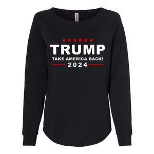 Trump Take America Back 2024 Election Womens California Wash Sweatshirt