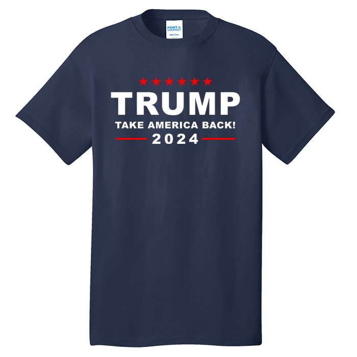 Trump Take America Back 2024 Election Tall T-Shirt