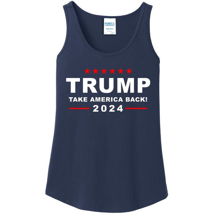 Trump Take America Back 2024 Election Ladies Essential Tank