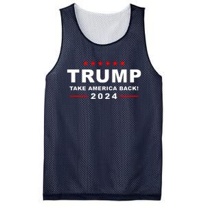 Trump Take America Back 2024 Election Mesh Reversible Basketball Jersey Tank