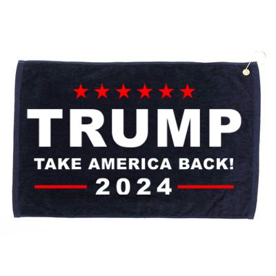 Trump Take America Back 2024 Election Grommeted Golf Towel