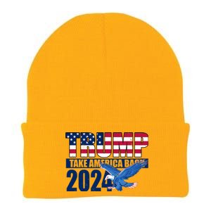 Trump Take America Back 2024 Eagle Knit Cap Winter Beanie