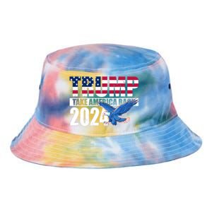 Trump Take America Back 2024 Eagle Tie Dye Newport Bucket Hat