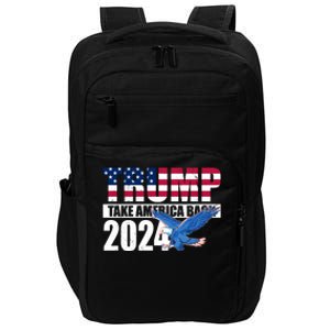 Trump Take America Back 2024 Eagle Impact Tech Backpack