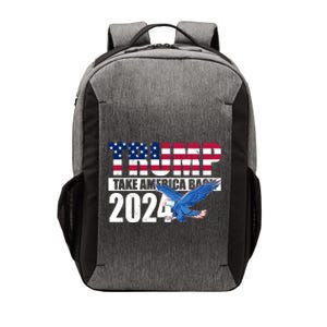 Trump Take America Back 2024 Eagle Vector Backpack