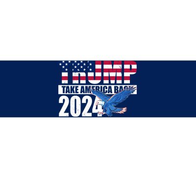 Trump Take America Back 2024 Eagle Bumper Sticker