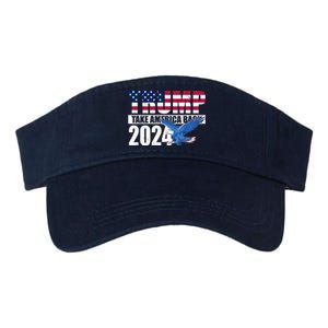 Trump Take America Back 2024 Eagle Valucap Bio-Washed Visor