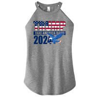 Trump Take America Back 2024 Eagle Women's Perfect Tri Rocker Tank