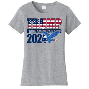 Trump Take America Back 2024 Eagle Women's T-Shirt